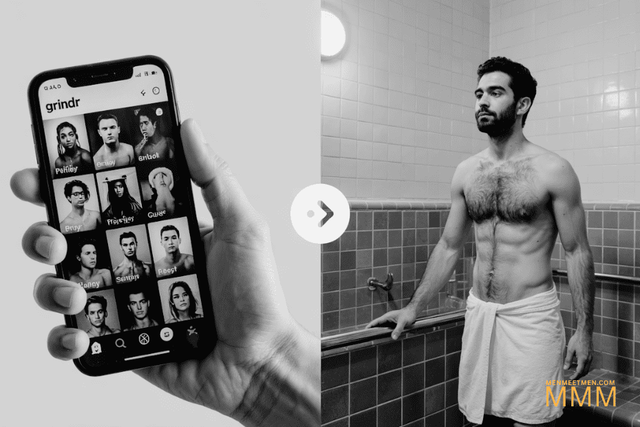 Grindr vs Gay Saunas